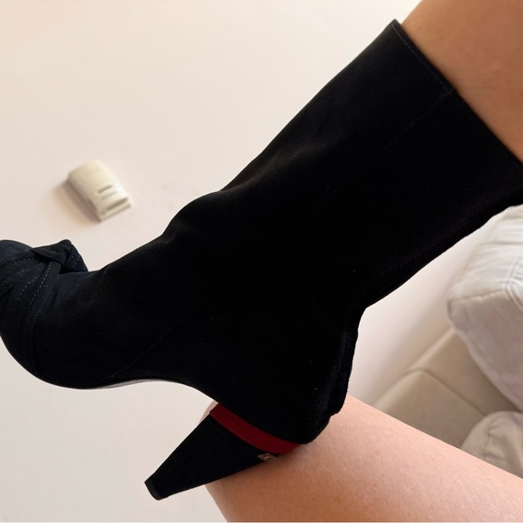 CNC Costume National Black and Red Accents Ankle Boots EU 40 US 9 - Picture 3 of 15